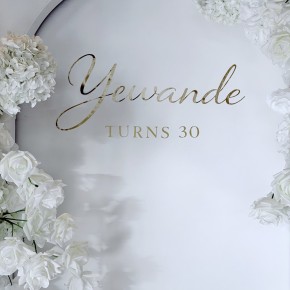 Event decor for 30th birthday at Bromley Court Hotel.