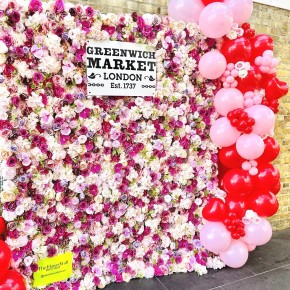 Flowerwall at Greenwich Market