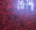 Aurora Flowerwall & Neon Sign