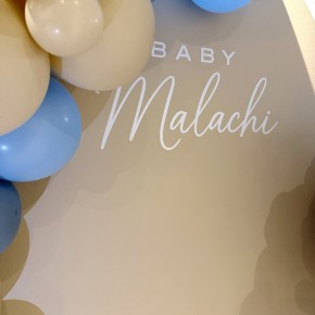 Event decor for a baby shower