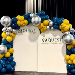 Event decor for Quest - Learning Changes Lives in Croydon