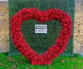 Red Floral Heart For Greenwich Market