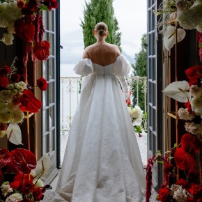 Wedding flowers, Lake Como, Italy