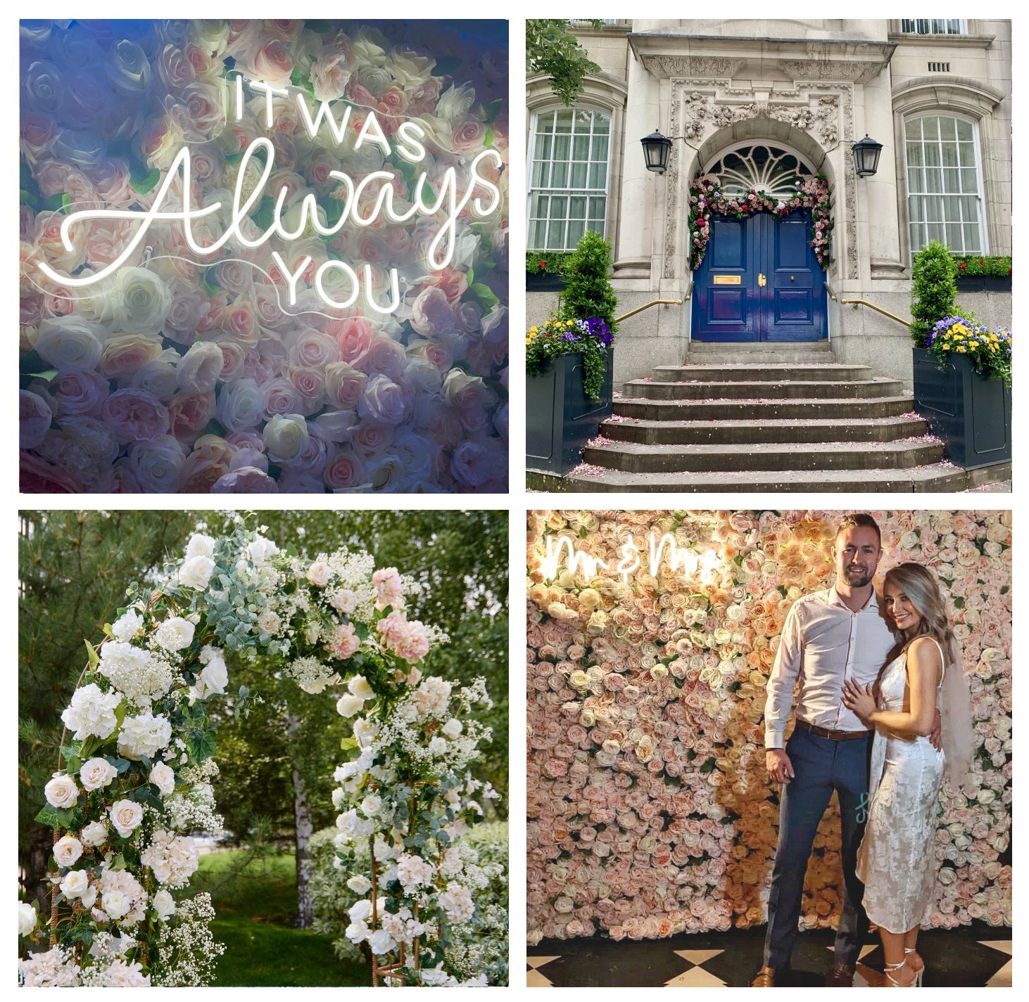 Wedding Flowerwall Croydon